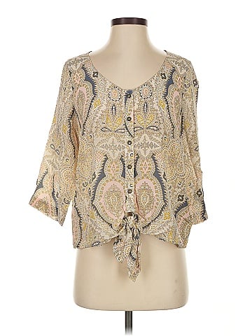 Gypsy 05 3/4 Sleeve Silk Top (view 1)