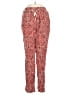 OVERLOVER 100% Linen Paisley Red Linen Pants Size 28 waist - photo 1