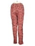 OVERLOVER 100% Linen Paisley Red Linen Pants Size 28 waist - photo 2