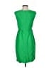 J.Crew 100% Polyester Solid Green Casual Dress Size 0 - photo 2
