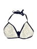 Splendid Polka Dots Blue Swimsuit Top Size L - photo 1