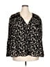 And Now This 100% Spandex Black Long Sleeve Blouse Size 3X - photo 1