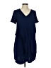 Everly 100% Polyester Blue Casual Dress Size M - photo 1