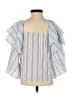 Express Silver 3/4 Sleeve Blouse Size XXS - photo 2