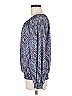 Etcetera Blue Long Sleeve Blouse Size M - photo 5