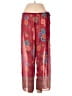 Josie Natori 100% Polyester Paisley Red Casual Pants Size S - photo 1