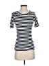J.Crew Stripes White Short Sleeve Turtleneck Size XXS - photo 1