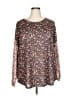 ASOS 100% Polyester Brown Long Sleeve T-Shirt Size 20 - photo 1