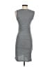 Leith Solid Gray Casual Dress Size S - photo 2