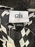 CAbi 100% Polyester Print Black Casual Dress Size S - photo 6