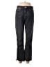 Topshop Chevron-herringbone Black Jeans Size 28 waist - photo 1