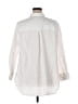 Ellos White 3/4 Sleeve Button-Down Shirt Size 28 - photo 2
