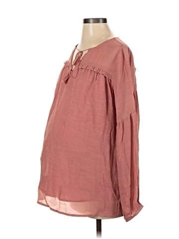 Mamalicious Long Sleeve Blouse (view 1)