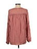 Mamalicious Pink Long Sleeve Blouse Size S - photo 2