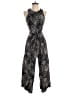 Joie Animal Print Black Jumpsuit Size 2 - photo 1