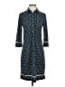Max Studio Blue Casual Dress Size XS - photo 1