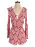 Dainty Hooligan 100% Rayon Hearts Pink Romper Size S - photo 1