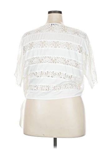Peter Nygard Short Sleeve Blouse (view 2)