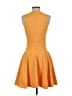 Tibi Solid Orange Cocktail Dress Size S - photo 2