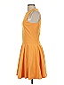 Tibi Solid Orange Cocktail Dress Size S - photo 5