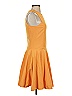 Tibi Solid Orange Cocktail Dress Size S - photo 4