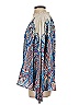 Tolani Paisley Blue Long Sleeve Blouse Size S - photo 5
