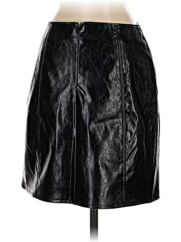 French Connection Faux Leather Skirt (view 2)