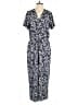MICHAEL Michael Kors Print Blue Jumpsuit Size M - photo 1