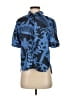 Zara Blue Short Sleeve Blouse Size S - photo 1