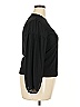 SPORTCHIC Black Long Sleeve Top Size 3X - photo 4