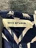 Max Studio Stripes Blue Casual Dress Size S (estimated) - photo 7
