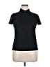 Nike 100% Recycled Polyester Black Short Sleeve Top Size L - photo 1