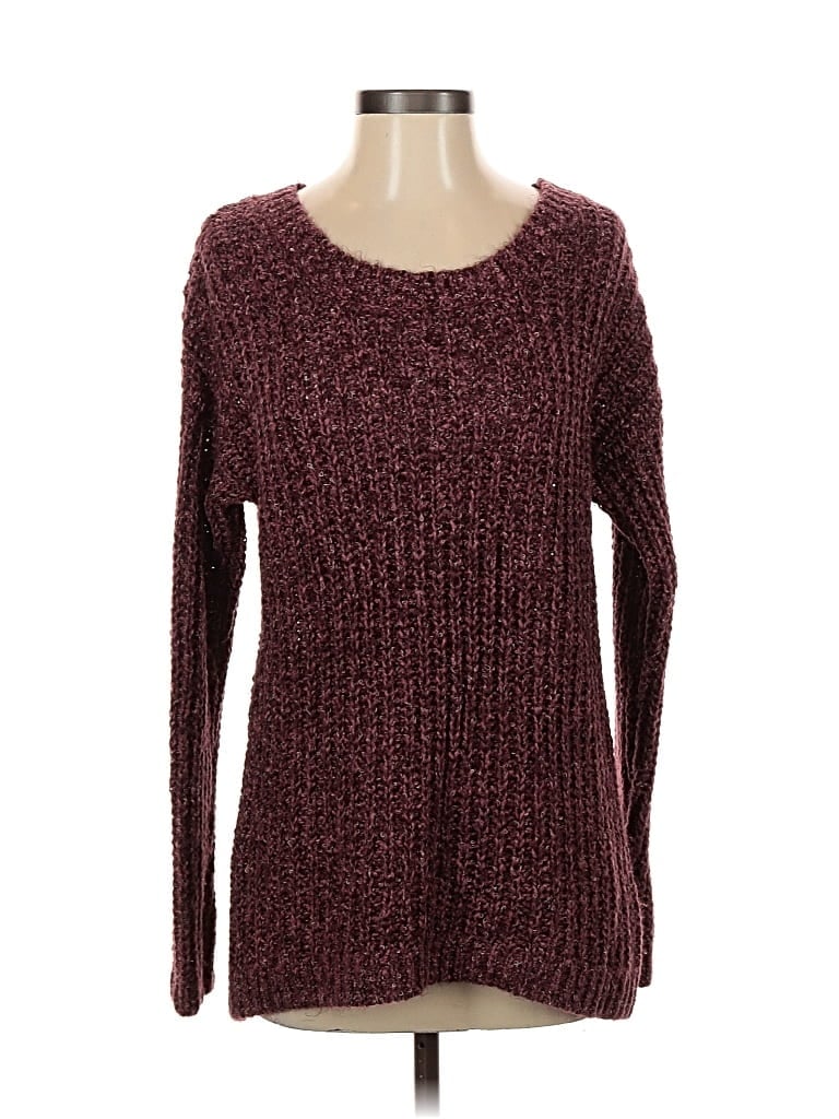 Pre-owned Garage Pullover Sweater In Burgundy