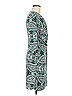 Laundry by Design Paisley Green Cocktail Dress Size 6 - photo 4