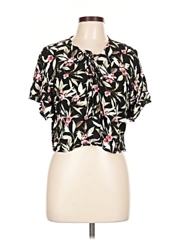 H.I.P. Happening in the Present Short Sleeve Blouse (view 1)