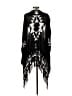 One World 100% Rayon Black Cardigan Size S - photo 2
