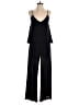 Eight Sixty 100% Polyester Solid Black Jumpsuit Size S - photo 1