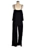 Eight Sixty 100% Polyester Solid Black Jumpsuit Size S - photo 2