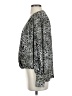 BCBGMAXAZRIA 100% Polyester Animal Print Silver Long Sleeve Blouse Size XS - photo 5
