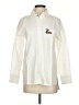 Zara Basic Ivory Long Sleeve Button-Down Shirt Size XS - photo 1