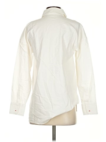 Zara Basic Long Sleeve Button-Down Shirt (view 2)
