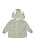George 100% Polyester Green Zip Up Hoodie Size 6-12 mo - photo 1
