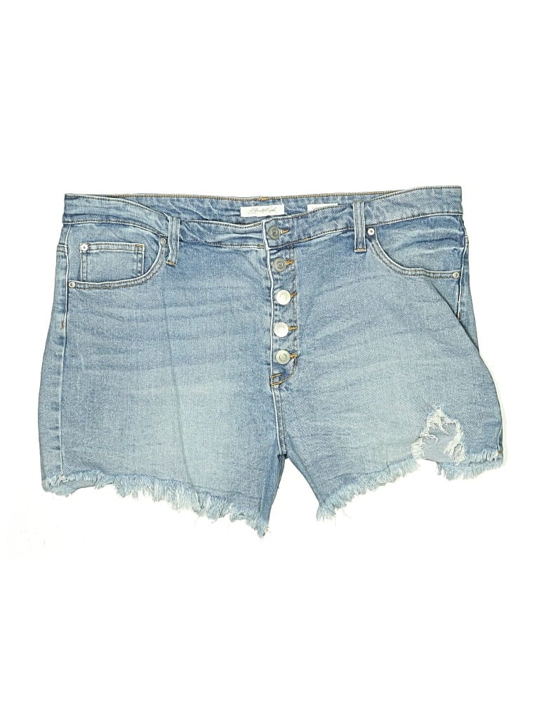 Pre-owned A Beautiful Soul Denim Shorts In Blue