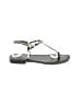 Marc Fisher LTD Silver Ivory Sandals Size 6 1/2 - photo 1
