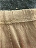 Unbranded Solid Tan Khaki Shorts Size M - photo 3