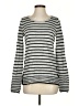Artisan Stripes Silver Pullover Sweater Size S - photo 1
