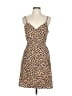 Sanctuary 100% Polyester Animal Print Tan Cocktail Dress Size L - photo 1