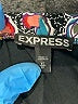 Express 100% Polyester Floral Blue Casual Dress Size XS - photo 7