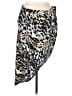 Venus Animal Print Silver Casual Skirt Size L - photo 1