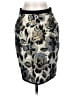 Unbranded Print Silver Gold Formal Skirt Size 26 waist (estimated) - photo 1